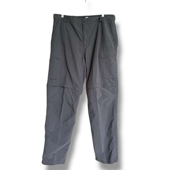 REI Other - REI Co-op Men’s Gray Nylon Convertible Pants/Shorts Size 38x32